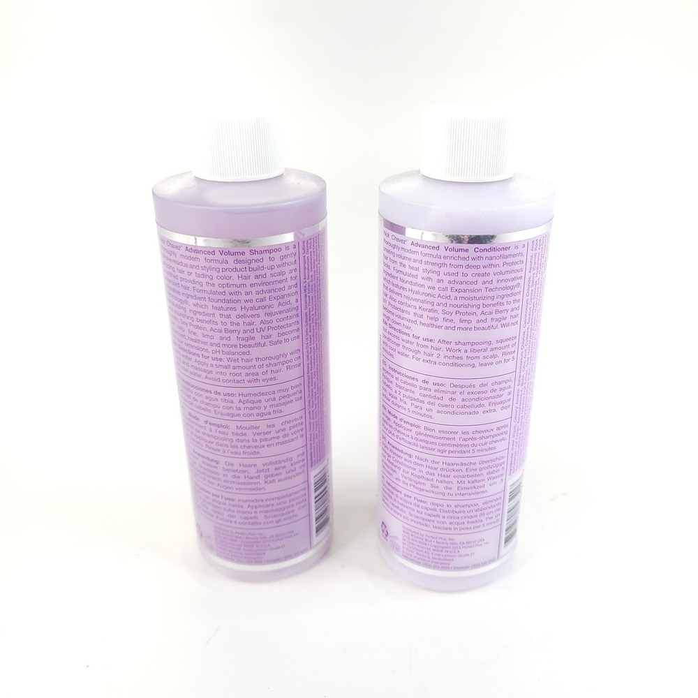 Nick Chavez Advanced Volume Shampoo and Conditioner w/ Expansion Technology 8 oz - Picture 3 of 5